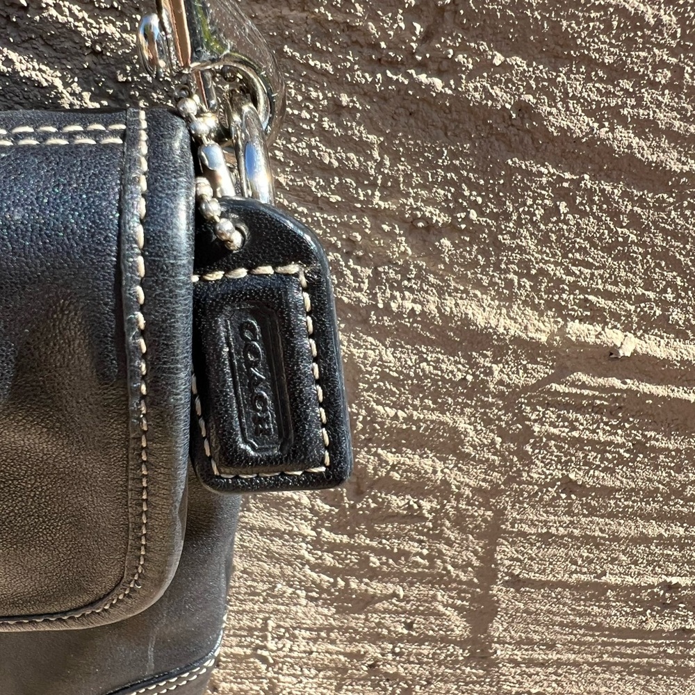 Coach Black Crossbody Bag SoHo Mini Y2K with Buckle Excellent Condition - Picture 3 of 10